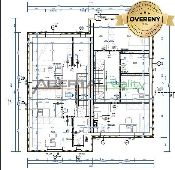 predaj, rodinný dom, dvojdom, 115 m2 Juhásov Dvor, Chorvátsky Grob - čierna voda, 3x parking, záhrada, pôdorys, 2. NP.jpg