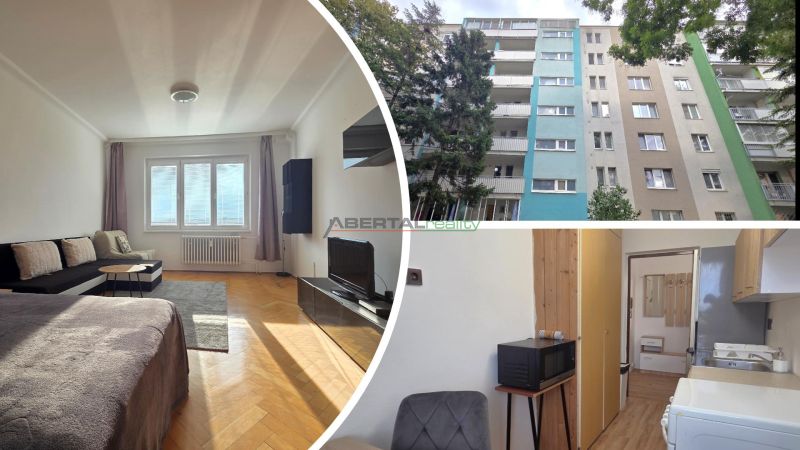 Prenájom, 1 izbový byt, Mesačná, Bratislava, bytový dom 1.JPG
